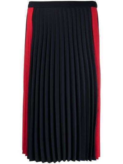 Tommy Hilfiger юбка миди в стиле колор-блок