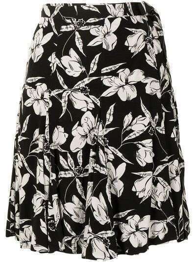 Polo Ralph Lauren юбка с запахом и цветочным принтом