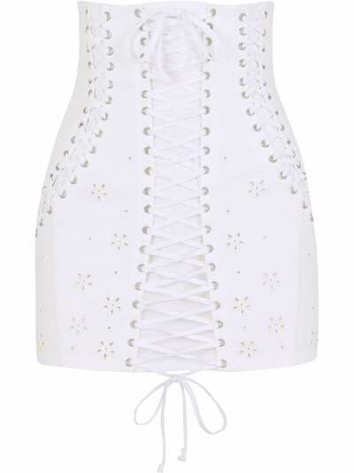 Dolce & Gabbana юбка с цветочной вышивкой