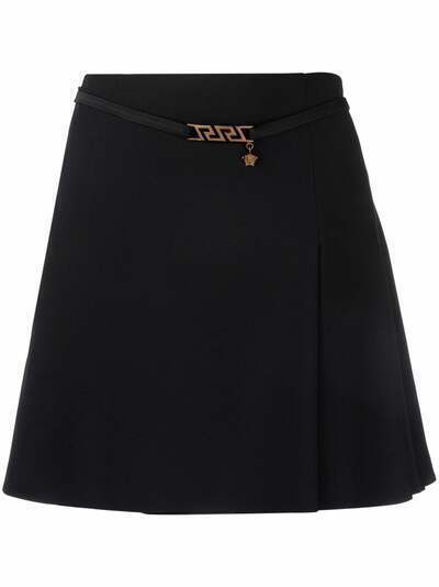 Versace мини-юбка с цепочкой La Greca