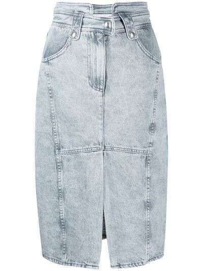 IRO джинсовая юбка Mostra с завышенной талией