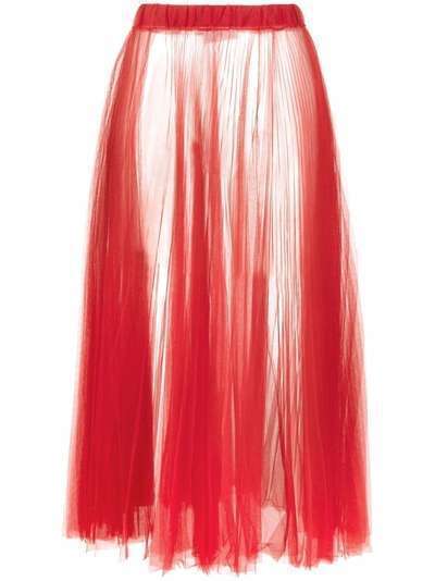 Atu Body Couture полупрозрачная юбка миди из тюля