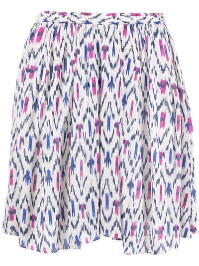Isabel Marant Étoile abstract-pattern print mini skirt