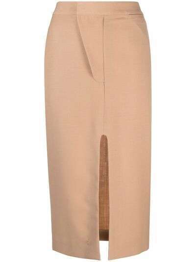 AMBUSH юбка-карандаш с разрезом спереди