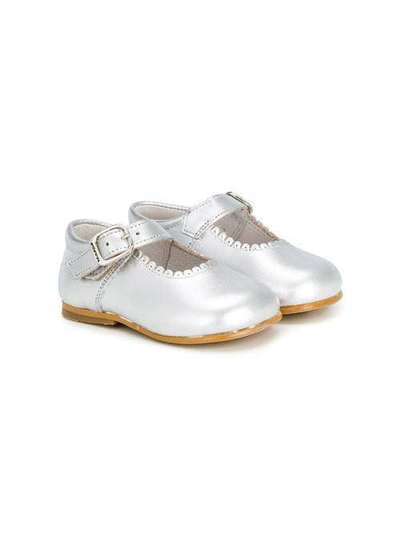 Andanines Shoes балетки с зазубренными краями AND35152803METALPLATA