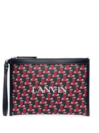 LANVIN клатч с принтом