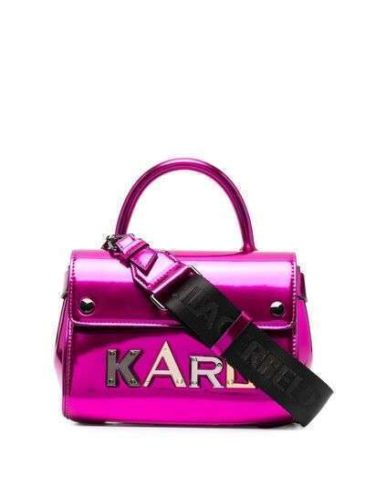 Karl Lagerfeld мини-сумка K/Ikon Mirror Effect