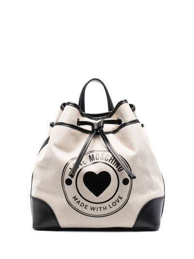 Love Moschino рюкзак с кулиской и логотипом