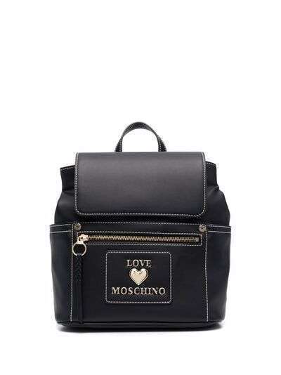 Love Moschino структурированный рюкзак с логотипом
