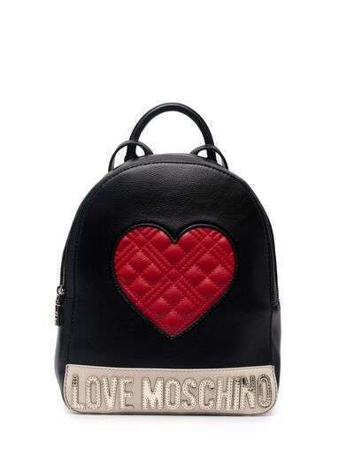 Love Moschino стеганый рюкзак с принтом