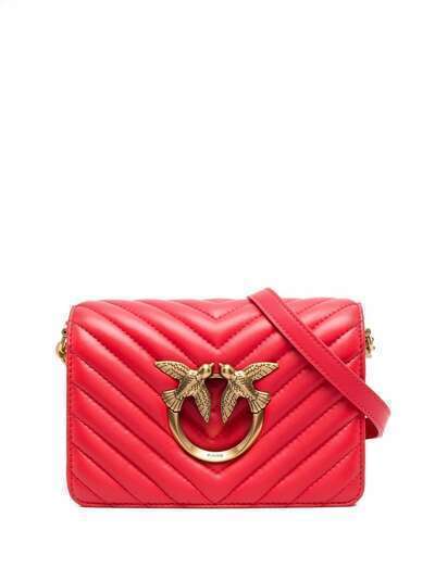 PINKO quilted leather shoulder bag