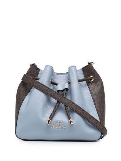 Michael Kors colour-block leather shoulder bag