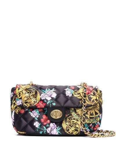 Versace Jeans Couture стеганая сумка на плечо Sun Flower Garland