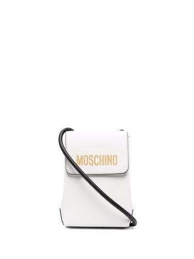 Moschino сумка через плечо с логотипом