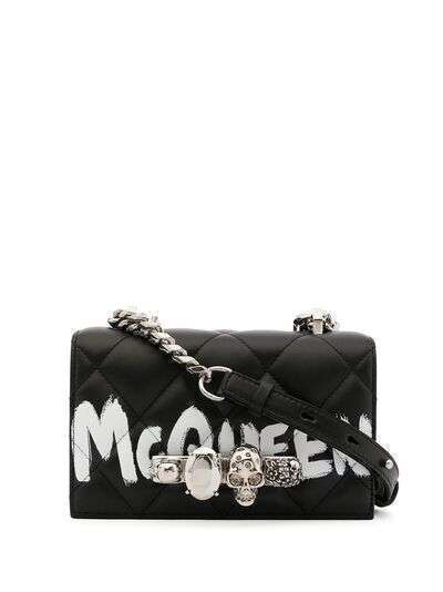 Alexander McQueen декорированная сумка-сэтчел размера мини