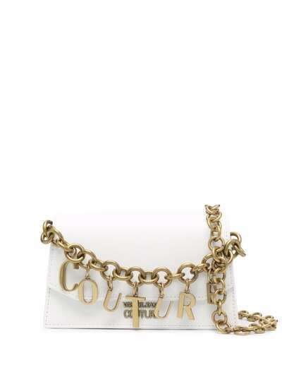 Versace Jeans Couture сумка через плечо с подвеской-логотипом