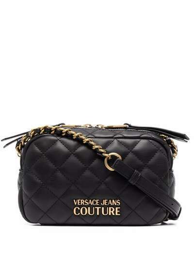 Versace Jeans Couture стеганая сумка-сэтчел с логотипом