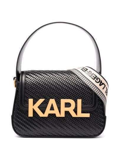 Karl Lagerfeld плетеная сумка через плечо K/Letters
