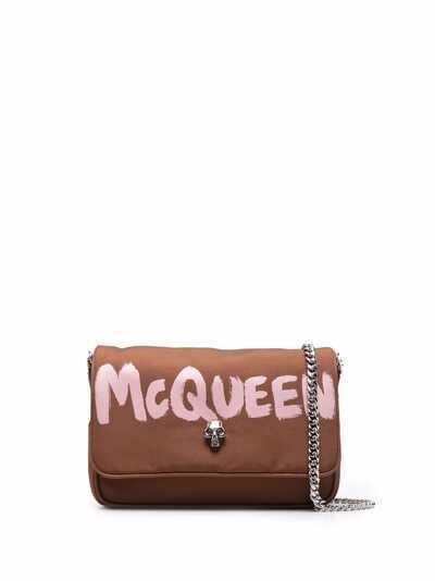 Alexander McQueen сумка через плечо с принтом граффити