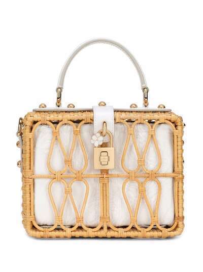 Dolce & Gabbana плетеная сумка-тоут Dolce Box