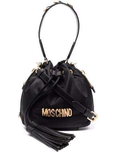Moschino сумка-сэтчел с логотипом