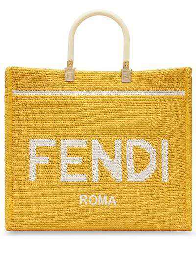 Fendi сумка-тоут Sunshine с логотипом