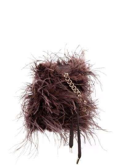 Atu Body Couture сумка-тоут из страусиных перьев