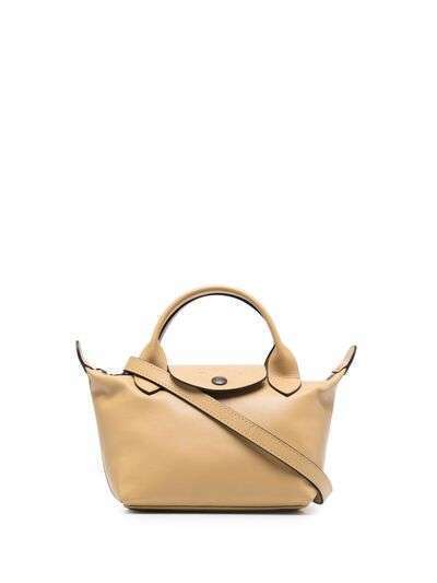 Longchamp сумка-тоут Le Pliage Cuir размера мини