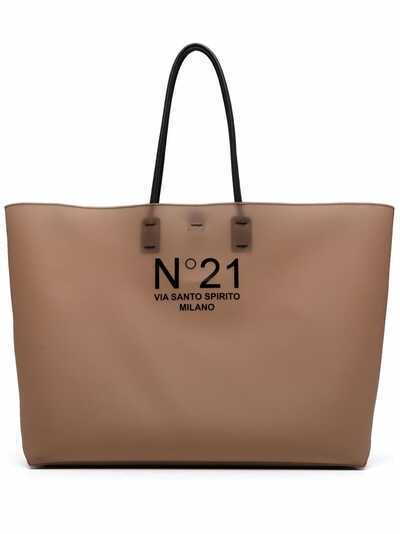Nº21 большая сумка-тоут с логотипом