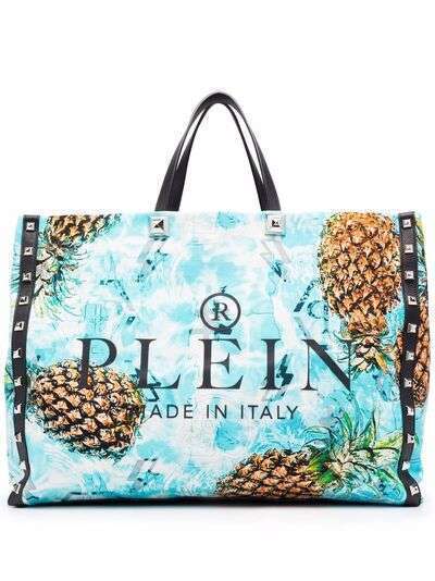 Philipp Plein большая сумка-тоут Pineapple Skies