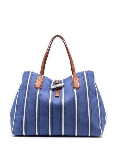 Longchamp сумка-тоут Roseau Essential в полоску