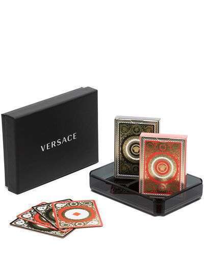Versace набор игральных карт с принтом Baroque