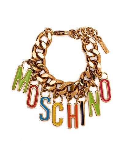 Moschino браслет с логотипом