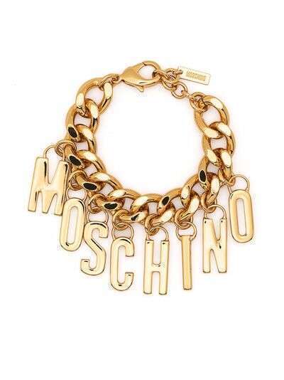 Moschino браслет с логотипом