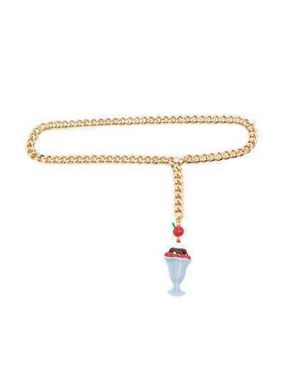 Moschino ice-cream chain necklace