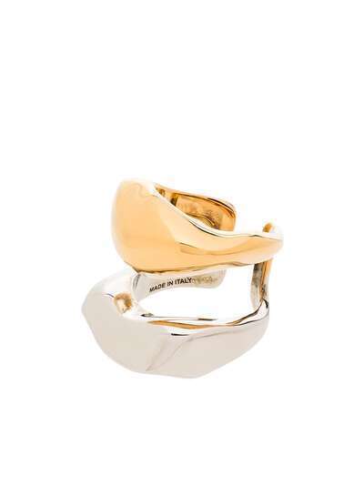 Alexander McQueen кольцо с вырезом