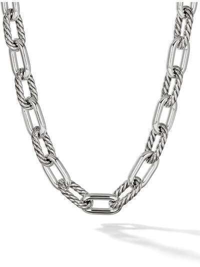 David Yurman серебряное колье DY Madison