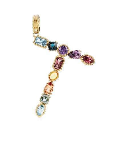 Dolce & Gabbana подвеска Rainbow Alphabet T из желтого золота