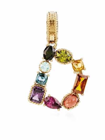 Dolce & Gabbana подвеска Rainbow Alphabet D из желтого золота