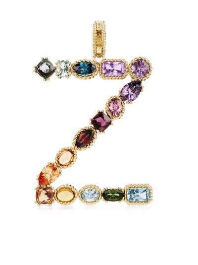 Dolce & Gabbana подвеска Rainbow Alphabet Z из желтого золота