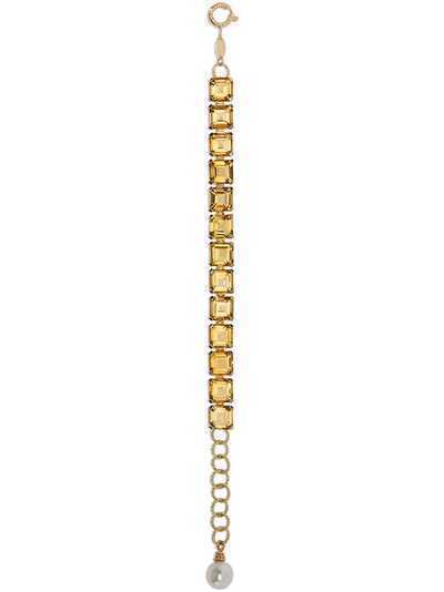 Dolce & Gabbana браслет из желтого золота с кварцем
