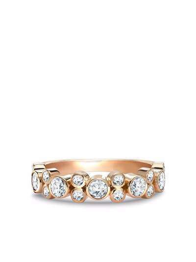 Pragnell кольцо Bubbles из розового золота с бриллиантами