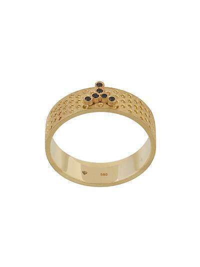 Savoir Joaillerie кольцо 'Lui' с черными бриллиантами
