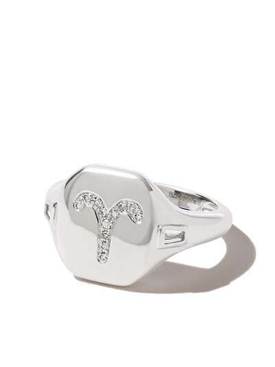 SHAY перстень Aries из белого золота с бриллиантами