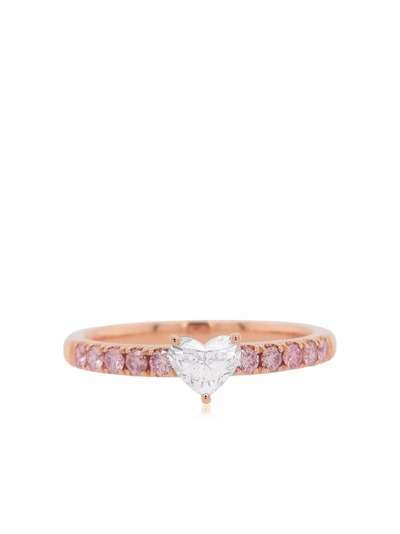 HYT Jewelry кольцо Argyle из розового золота с бриллиантами