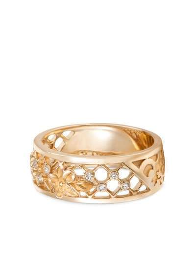 Carrera Y Carrera кольцо Sierpes из желтого золота с бриллиантом