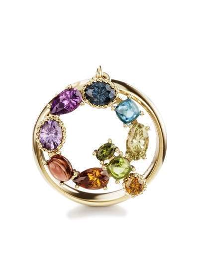 Dolce & Gabbana кольцо Rainbow Alphabet Q из желтого золота