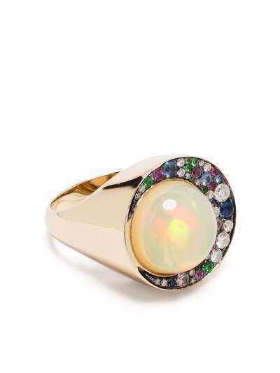 Noor Fares кольцо Tilsam Eclipse из желтого золота с бриллиантами