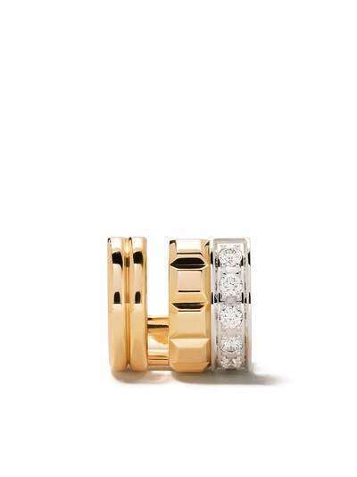 Boucheron золотая серьга Quatre Radiant Edition с бриллиантом