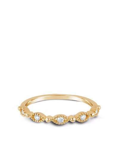 Dinny Hall кольцо Jasmin из желтого золота с бриллиантами